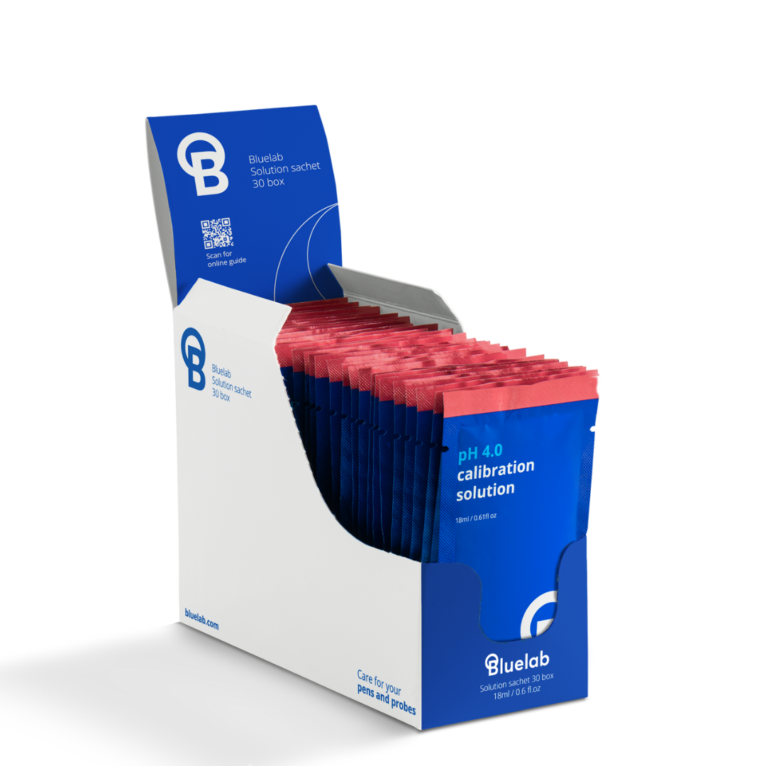 Bluelab Solution 30pc 18ml pH 4.0 Calibration Solution - Image 2